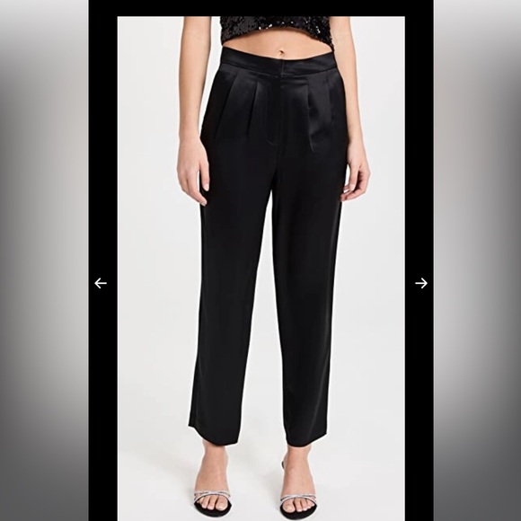 GENERATION LOVE PORTIA SATIN PANTS IN ESPRESSO, NWT - Picture 7 of 14